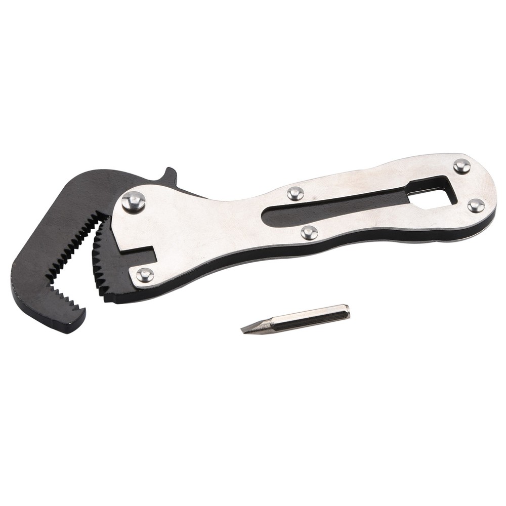 Ergonomic Handle Micro Self-Adjusting Wrench Stainless Steel Compact Hand Tool