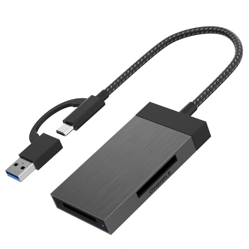 Lightweight Cfe B Card Reader With USB 3.1 Plugs Play Functionality
