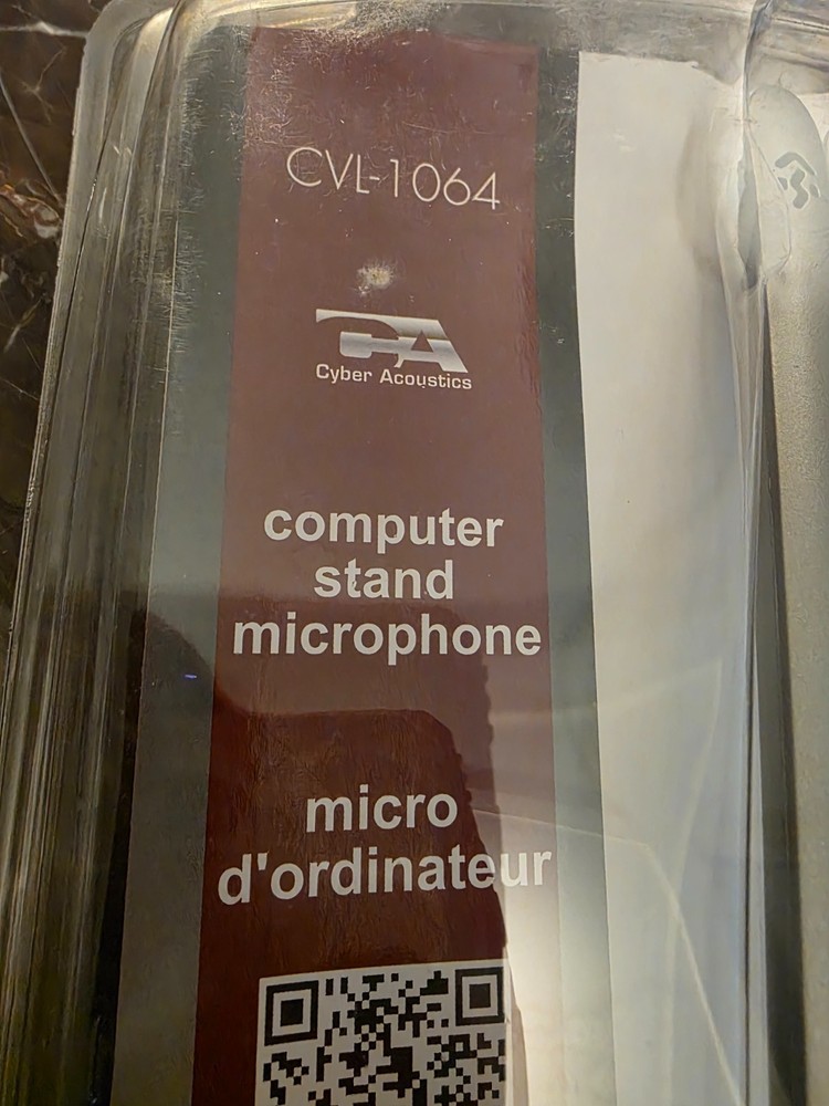 Cyber Acoustics CVL-1064 Desktop Microphone
