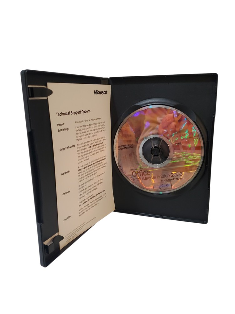 Microsoft Office Professional Edition 2003 Home Use Program with Product Key OEM
