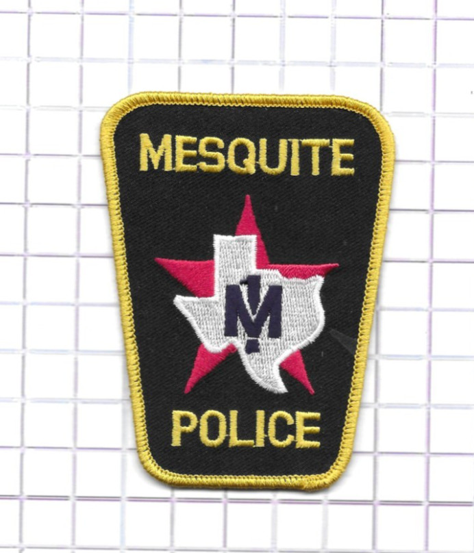 Police Embroidered Patch - Texas - Mesquite