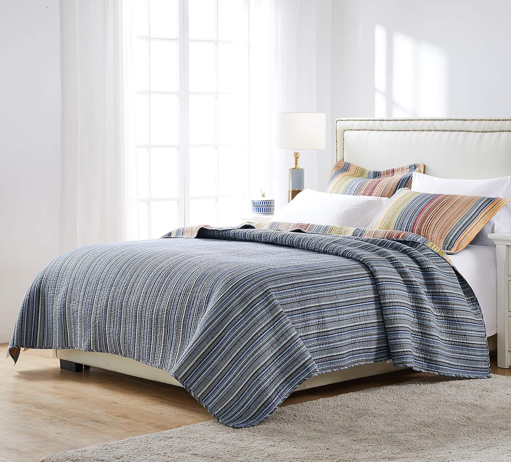 Greenland Home Katy Quilt Set, Full/Queen, Multi Multicolor