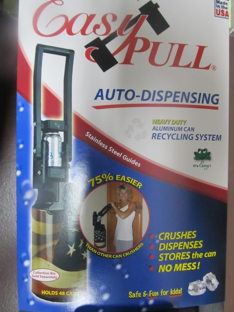 Easy Pull Aluminum Can Recycling system.  NEW