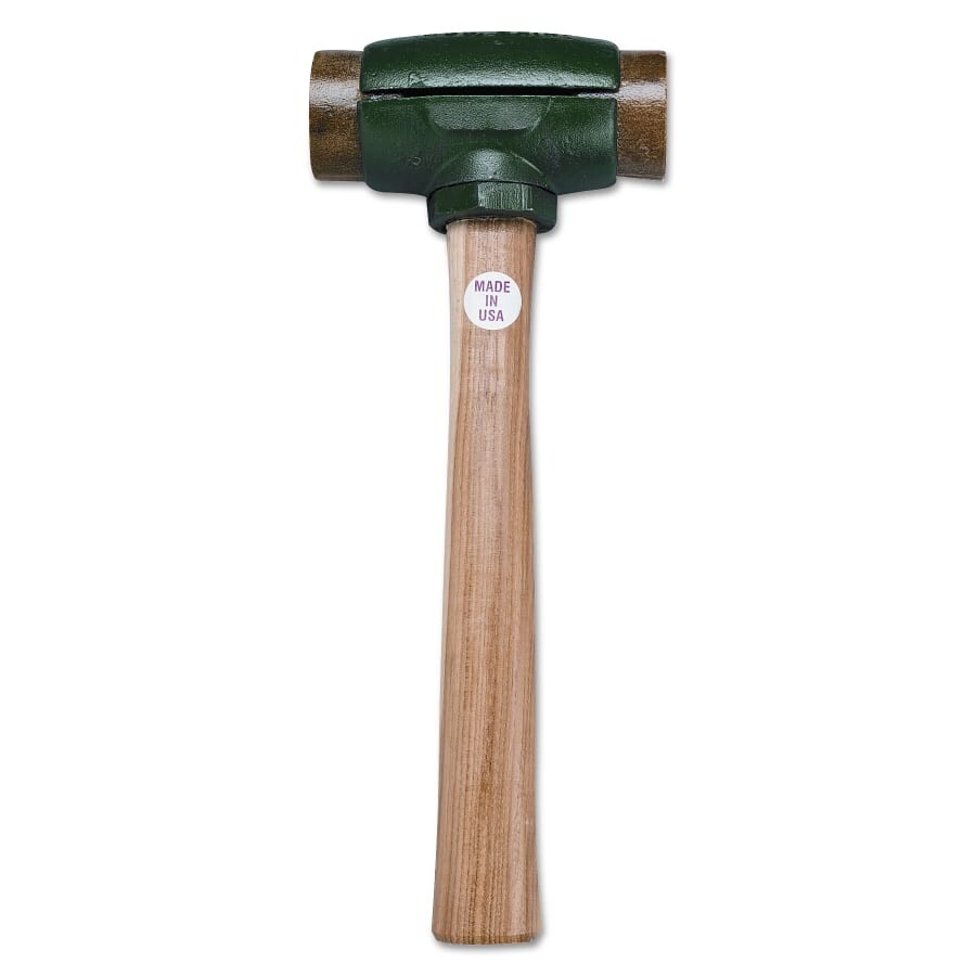 Garland Mfg 31003 Split Head Hammers, 1 1/4" Diameter, 14" Handle, Rawhide