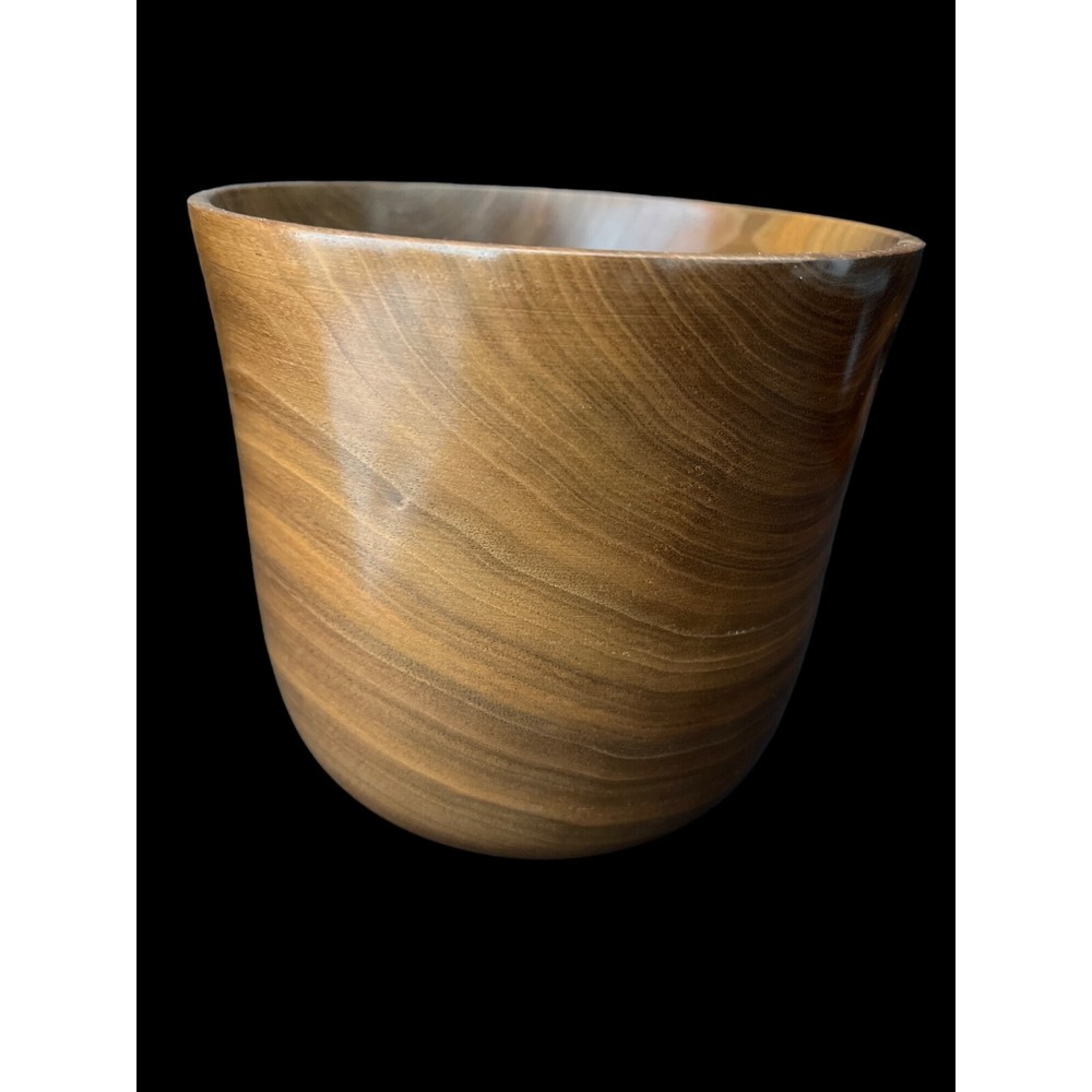 Walnut Handmade Crafted Bowl, Signed, Dated