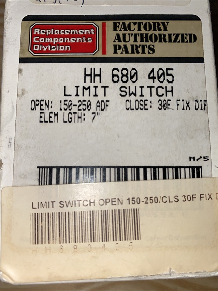 Carrier HH680-405 LIMIT SWITCH 7" Long
