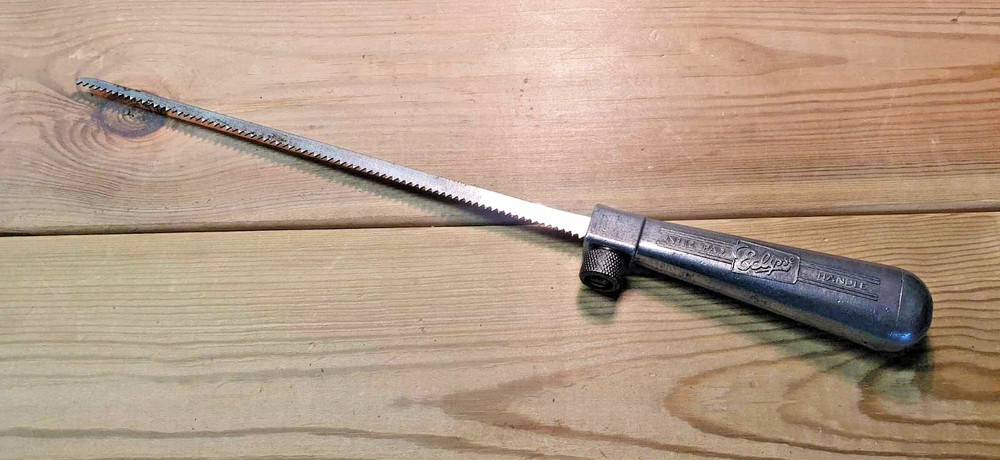 Vintage Eclipse No 12 Pad Saw Handle Old Woodworking Hand Tools Carpentry Tool