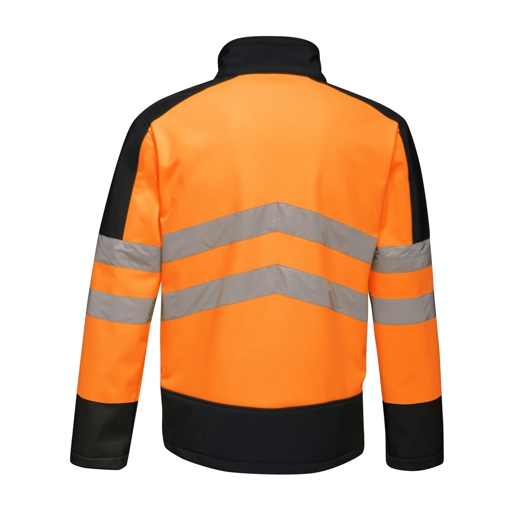 Regatta High Visibility Pro Softshell Jacket TRA625 - Men's Protected Work Coat