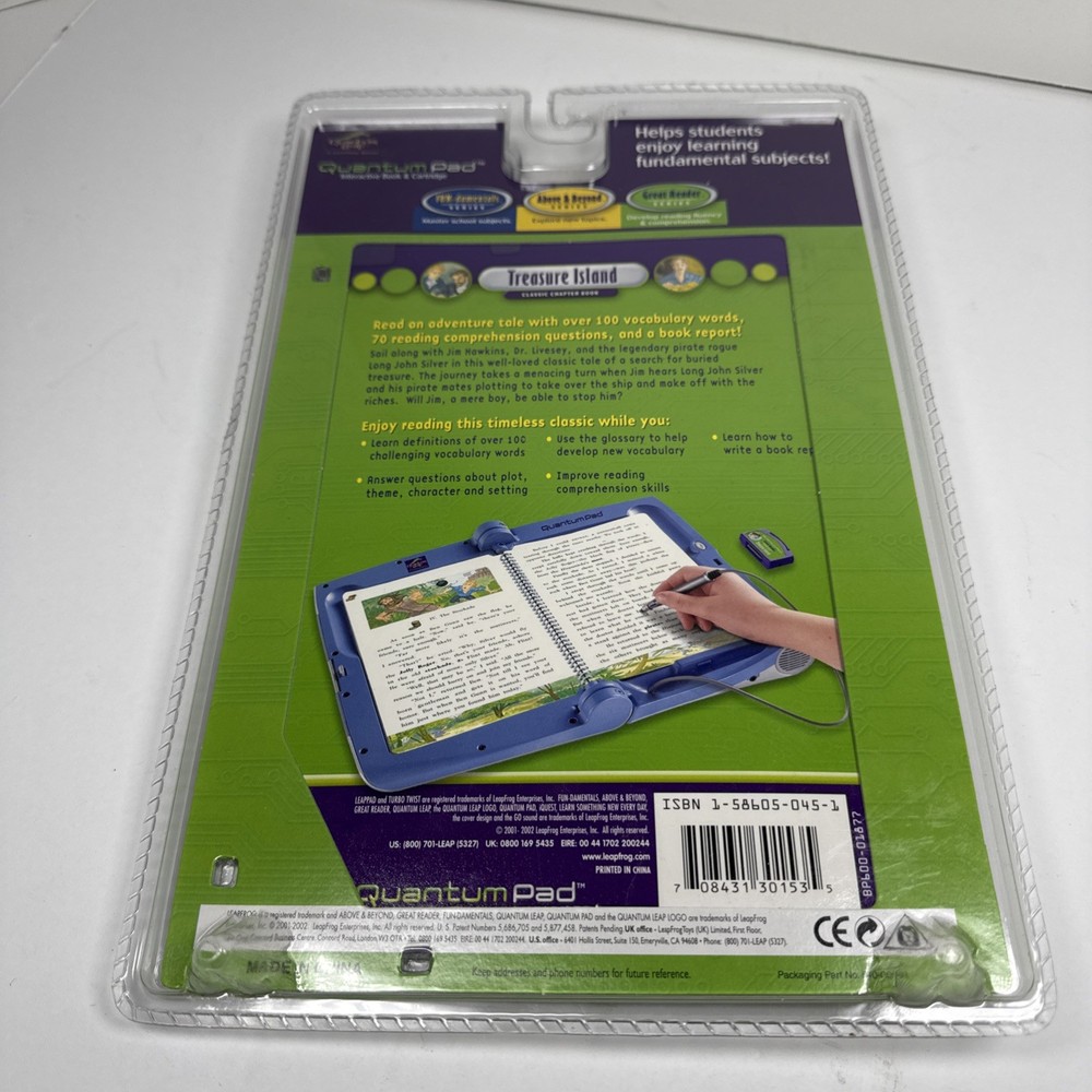 Quantum Pad Learning System: Treasure Island Interactive Book and Cartridge