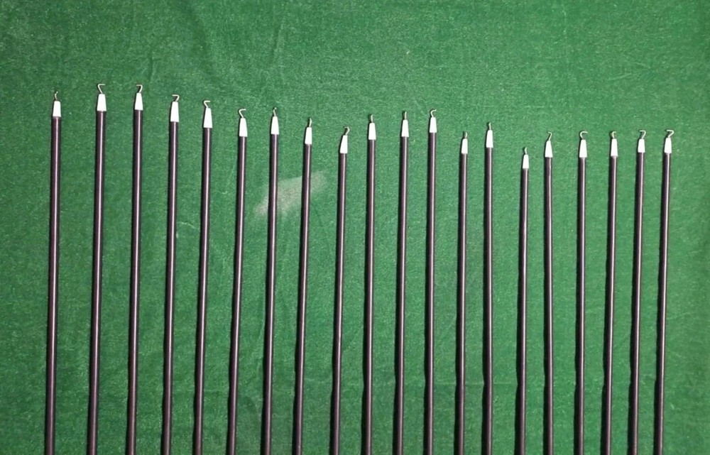 20pc Laparoscopic Monopolar Electrode L-Hook 5mmx330mm Reusable Instruments