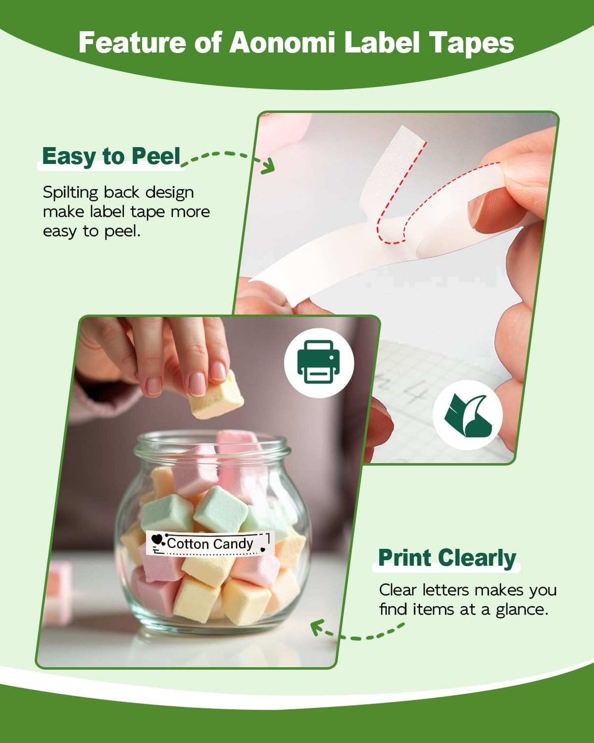 5 Pack Replace DYMO LetraTag Refills 91330 10697 White Paper Label Tape 12mm 4m