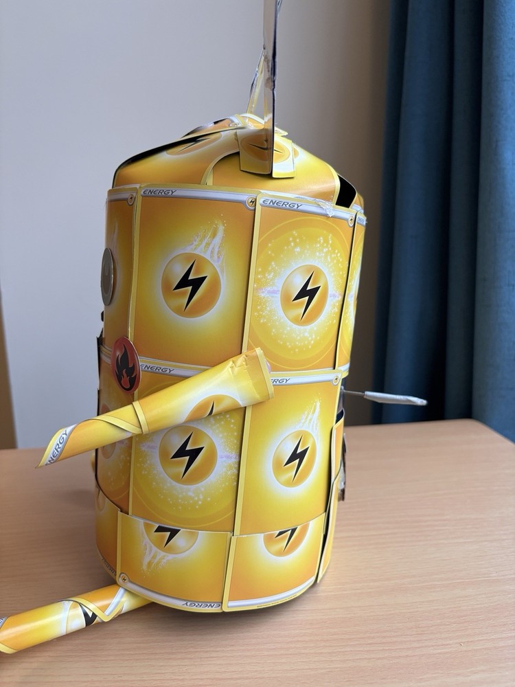 Hand Made Pikachu Puppet. Recycled Materials! Built By @the_puppet_trash