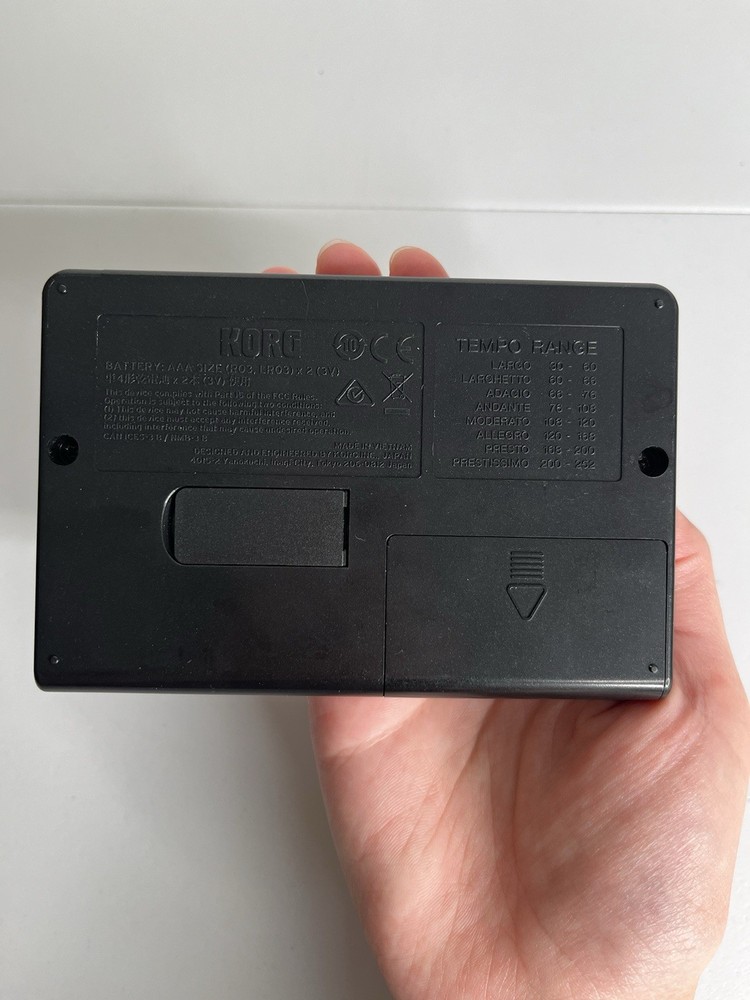 Korg TM-60 Tuner Metronome Combo Backlit Display