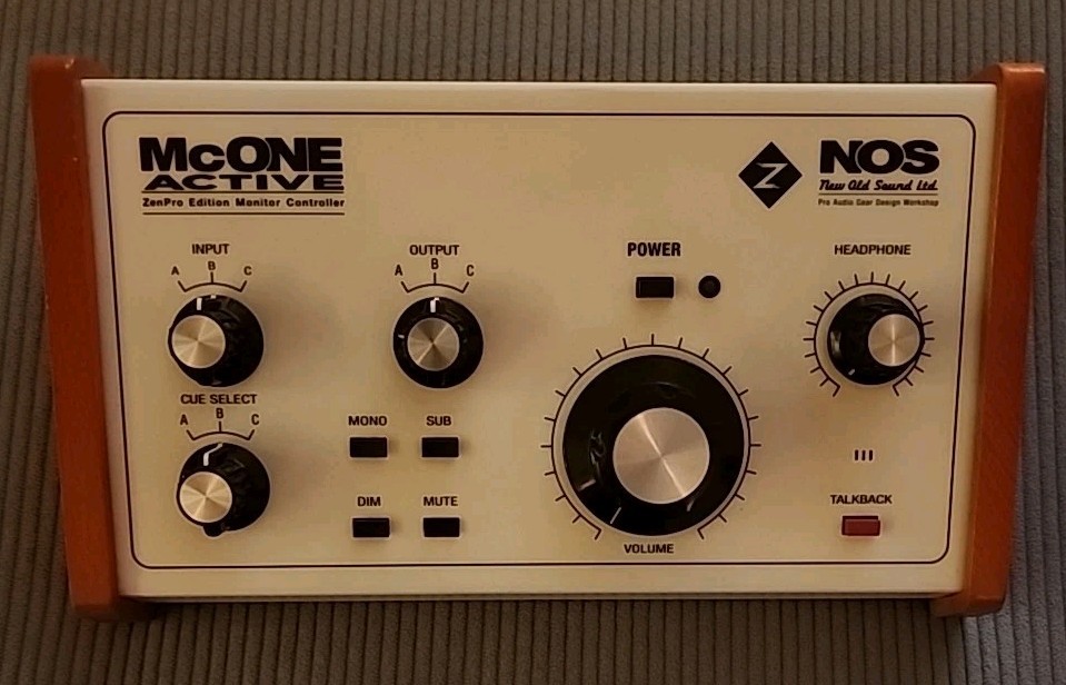 NOS McONE Active Studio Monitor Controller – New Old Sound – Fully Working