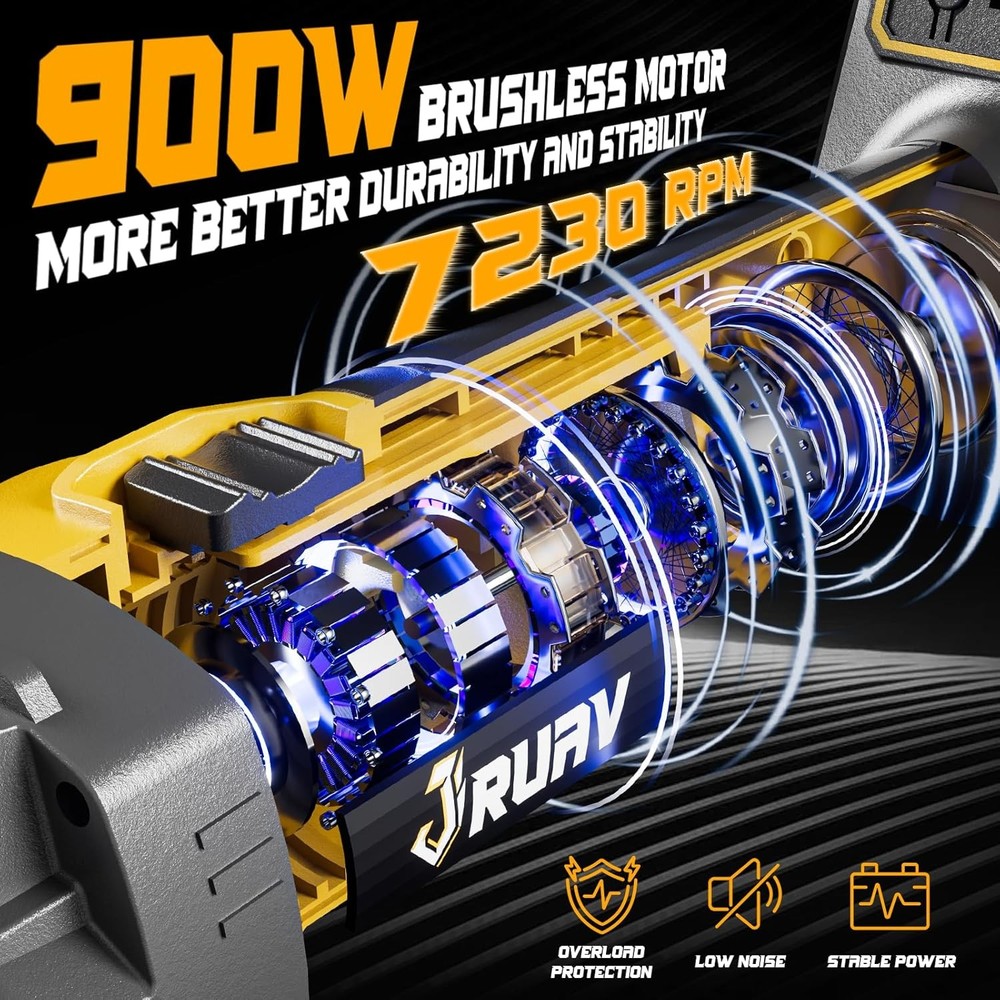 Cordless Car Buffer Polisher Detailing Machine Kit