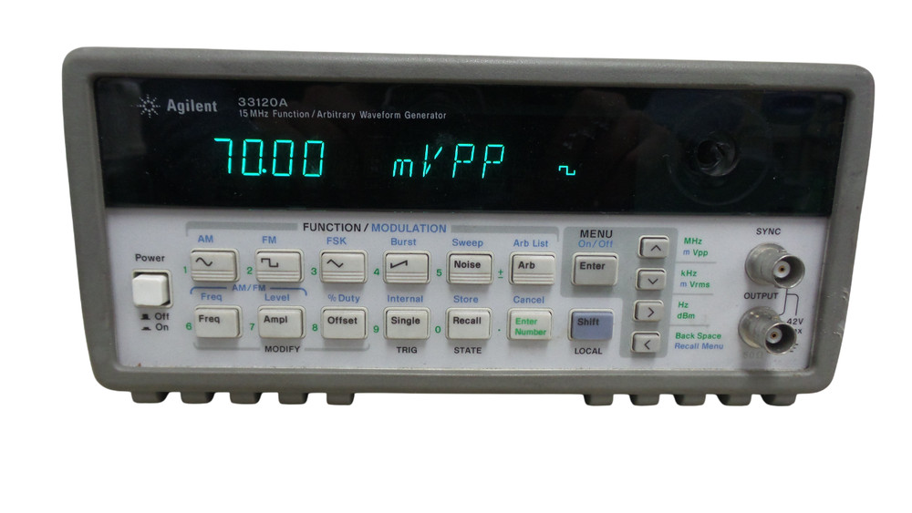 Agilent 33120A -15MHz Function Arbitrary Waveform Generator - Free Shipping
