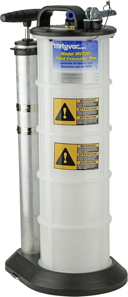 Versatile 2.3 Gallon Push Button Fluid Extractor - Chemical Resistant & Portable