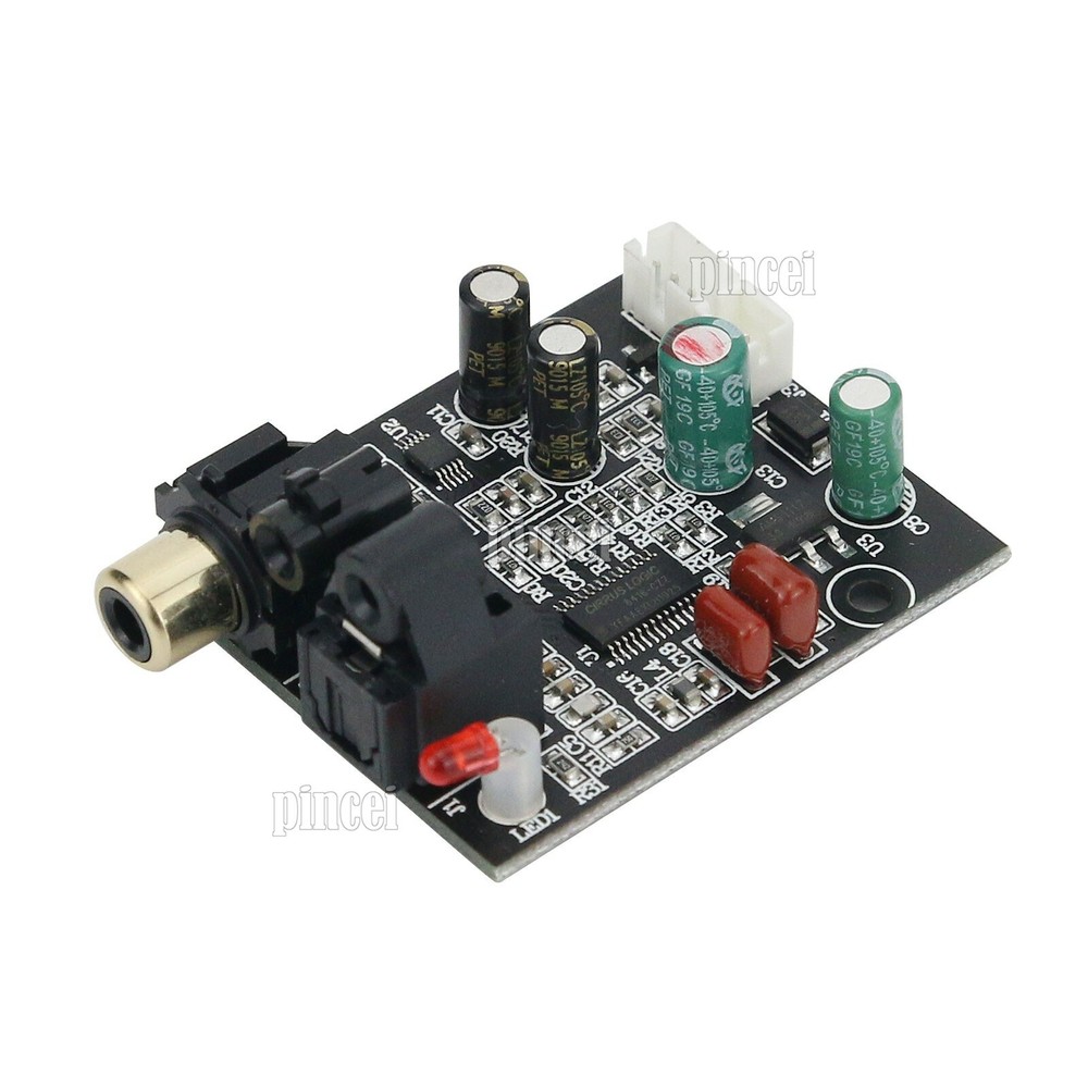 DAC Digital Decoder 24 Bit 192K Optical Fiber Coaxial Decoding CS8416+CS4344