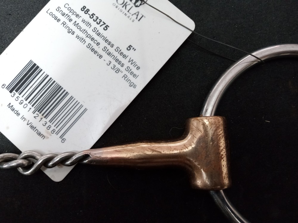 Toklat Copper With Stainless Snaffle 5"