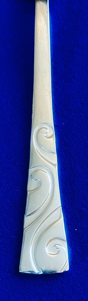 Oneida STANHOPE Teaspoon 6 1/8" Stainless Flatware Silverware Swirls GlossyFrost