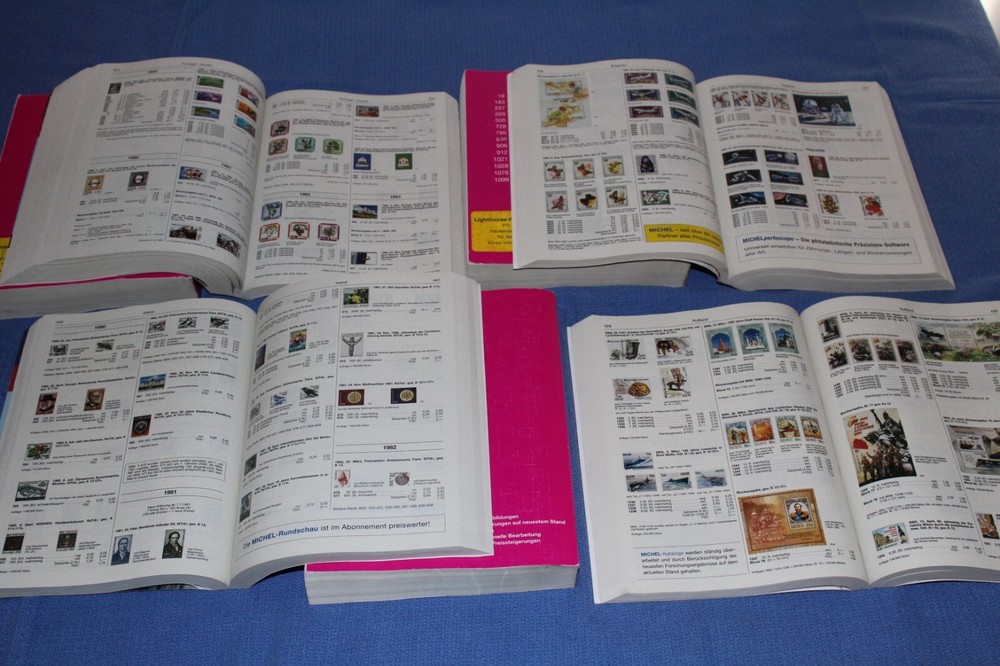 Michel 7 Volumes Europe 2006 Catalogues BlueLakeStamps Extensive useful info!