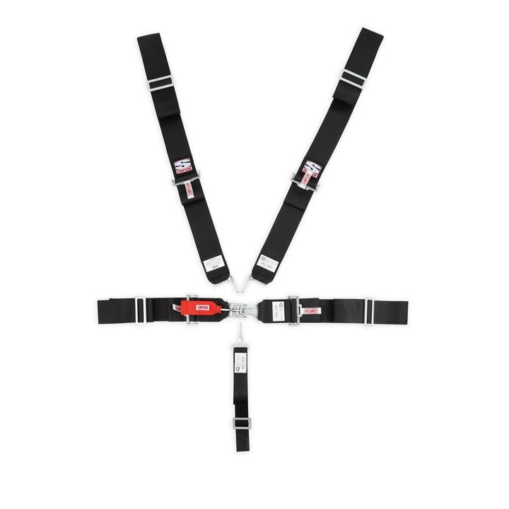 Simpson Racing 29043BK Latch & Link Sport Harness - 55" Length - Pull Down -