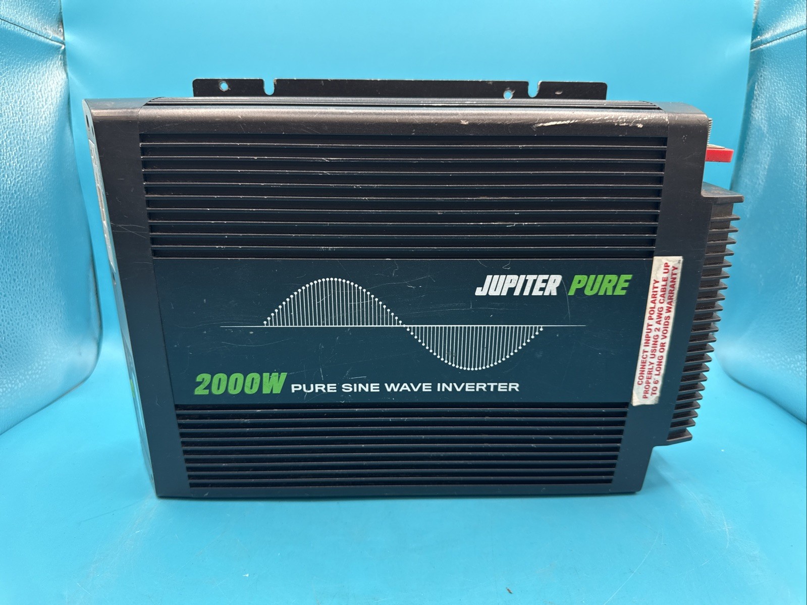 Jupiter Pure 2000W Sine Wave Power Inverter w/ Transfer Switch 57272 Untested