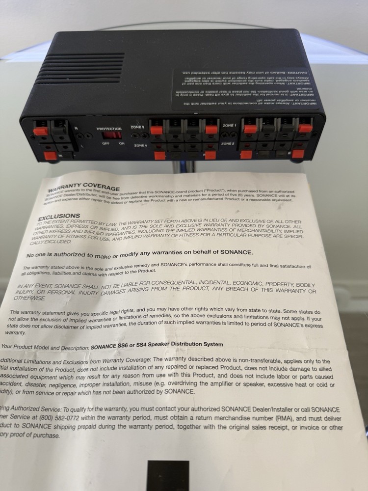 Sonace Speaker Selector Module