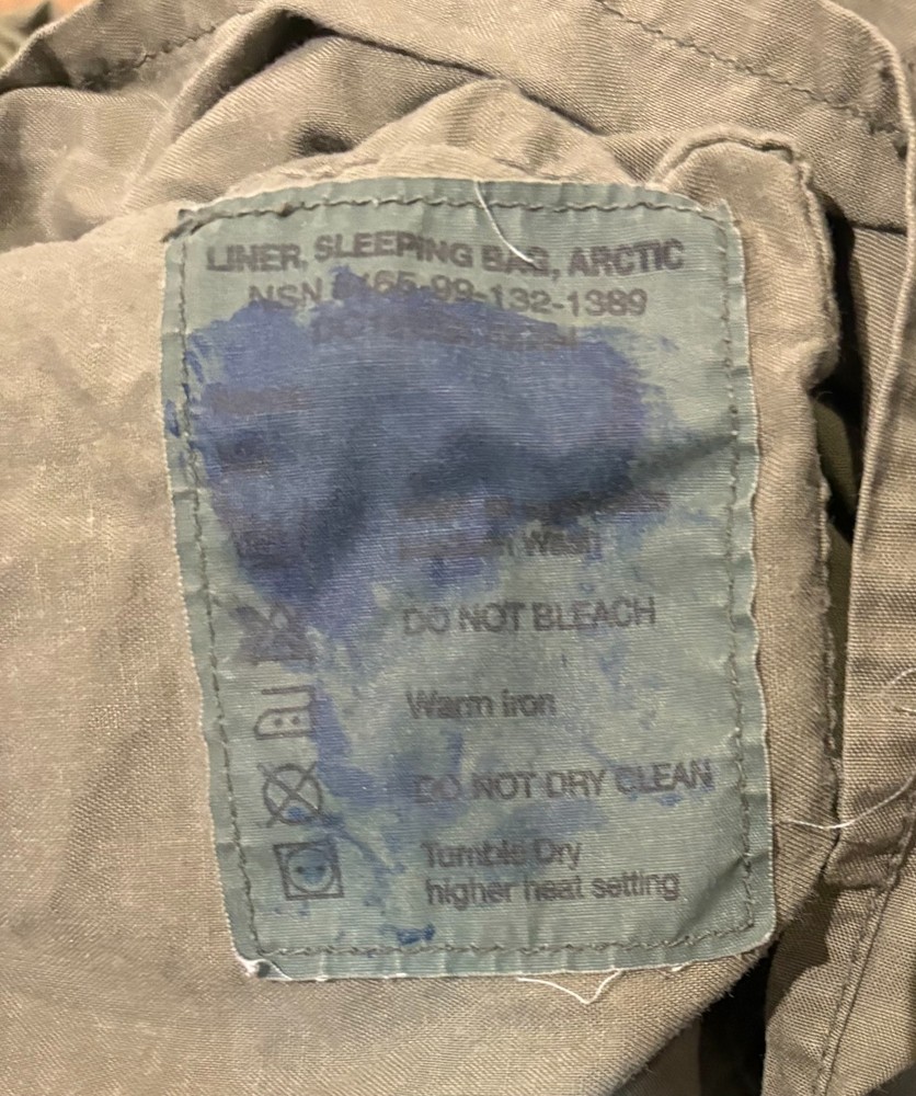 British Army Issue Arctic Sleeping Bag Liner