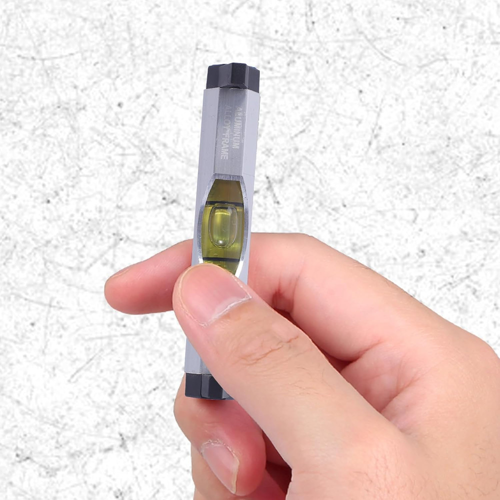 3 Packs Bubble Line Level String Tools, Aluminum Mini Leveler for Constructio...