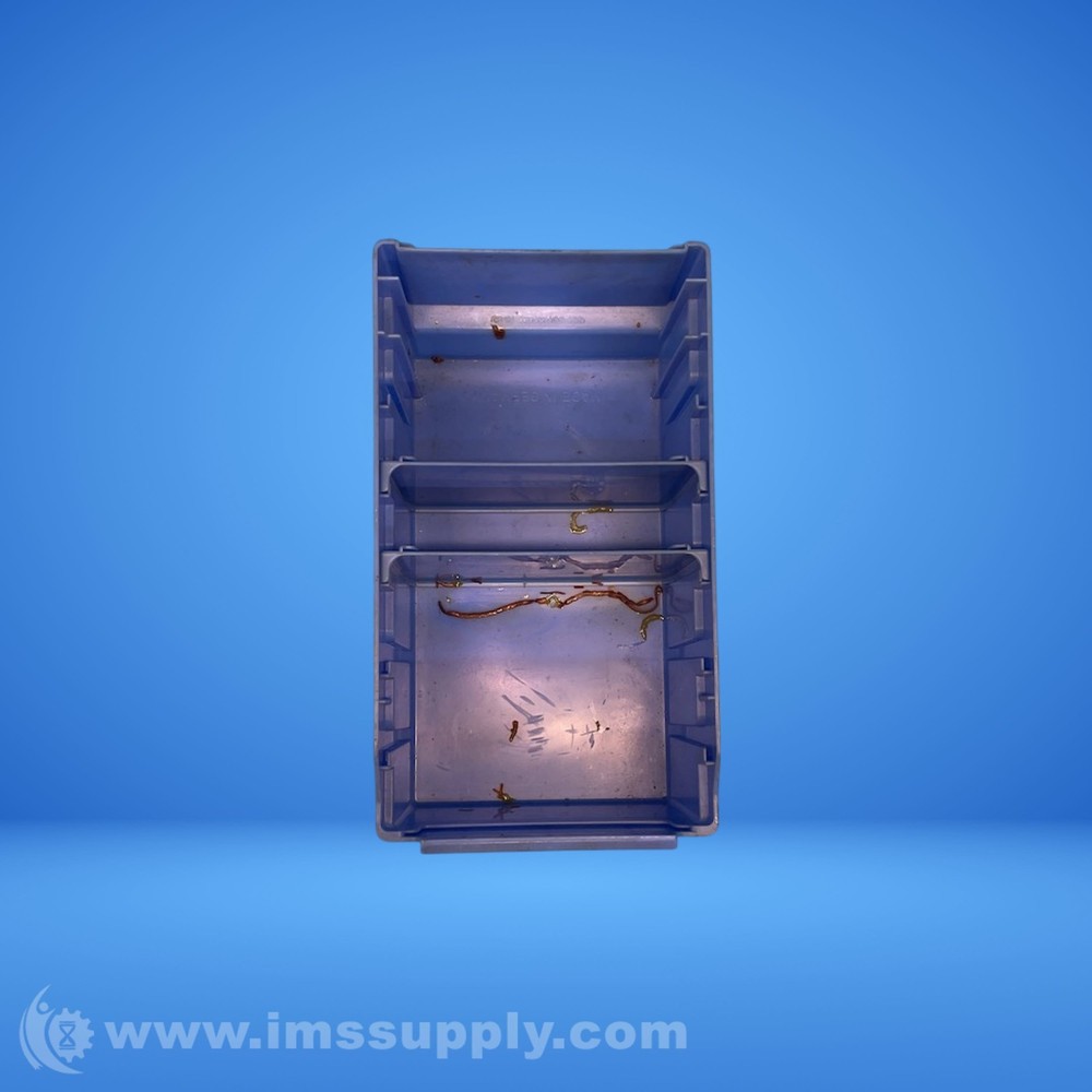 SSI Schafer RKT-321 Blue Plastic Storage Bin 6767