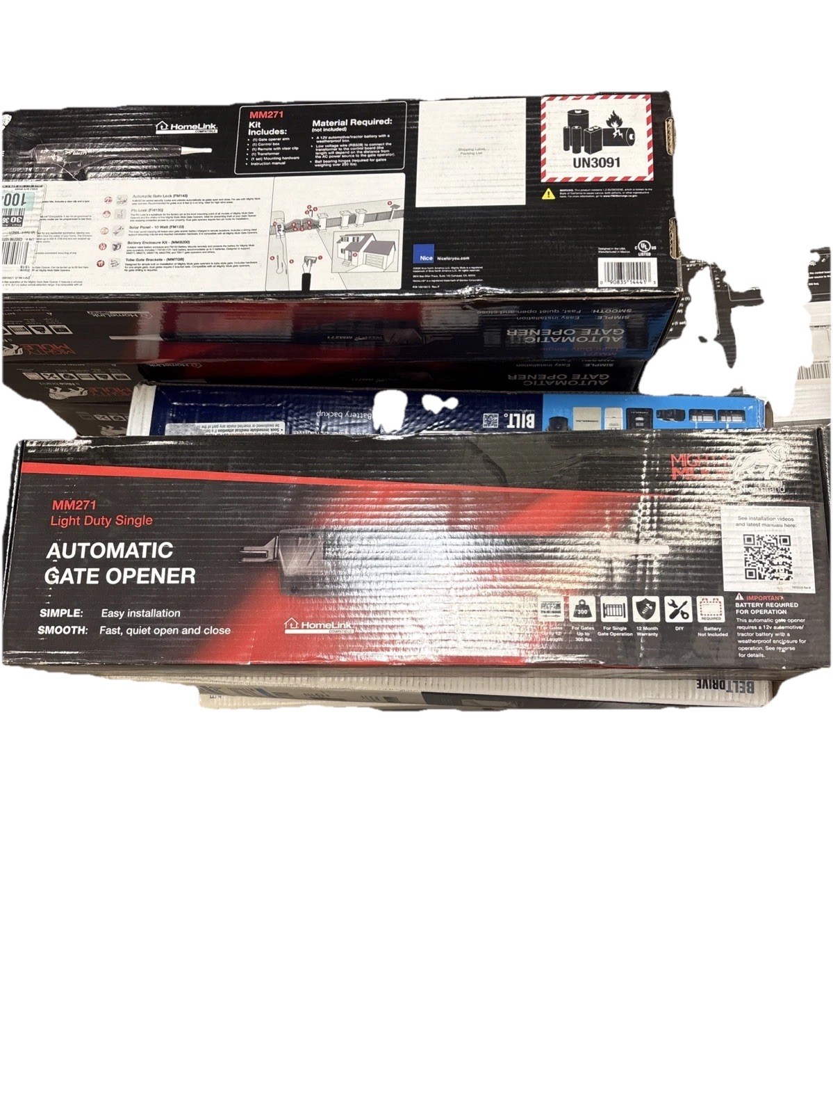 Mighty Mule 271 Single Gate Operator - Black