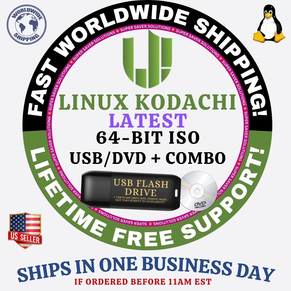Kodachi Linux OS - LATEST VERSION - USB / LIVE DVD MAC, PC