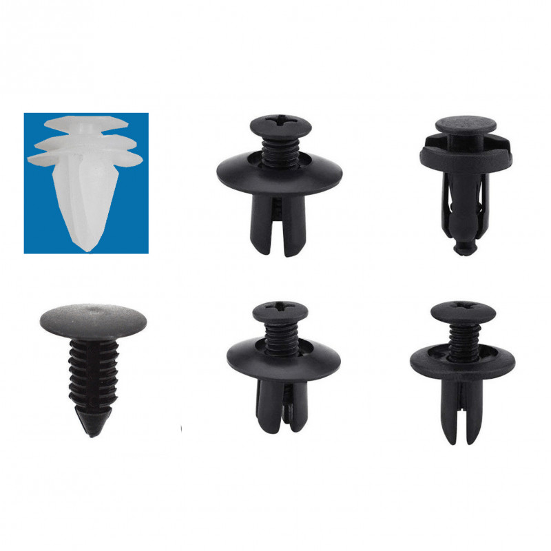 For Ford & chevrolet Box Set Bumper Fender Liner Push Retainer Clips 100PCSUS