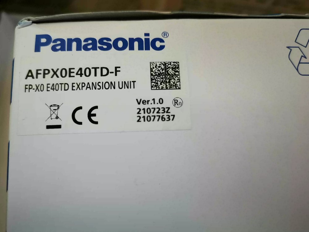 1pcs Panasonic AFPX0E40TD-F PLC Programmable Control Unit Module