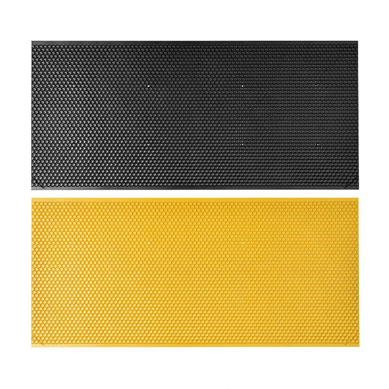 10PCS Bees Comb Honey Square Frame Plastic Honeycomb Bee Wax Beehive Frames