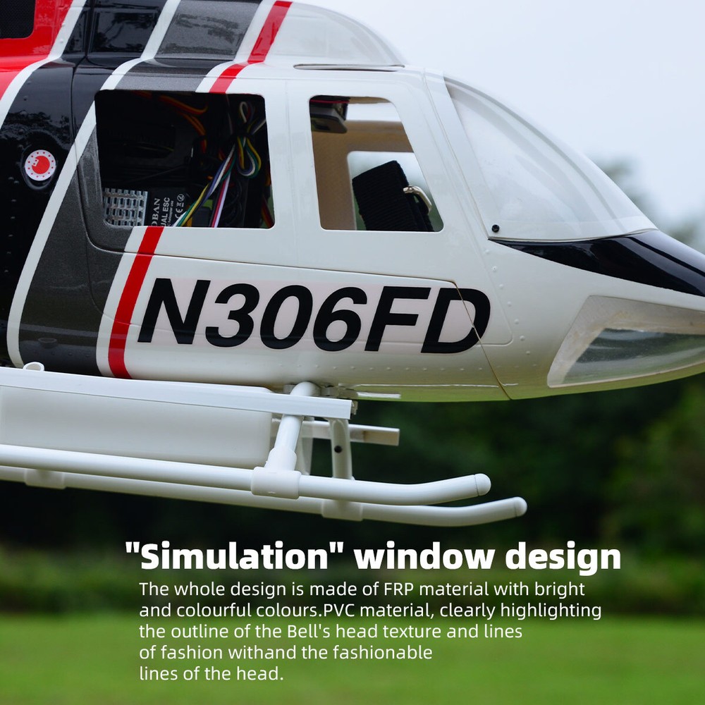 RTF B206 RC Helicopter X2 Flight control Model GPS Auto Return Roban 470 Size