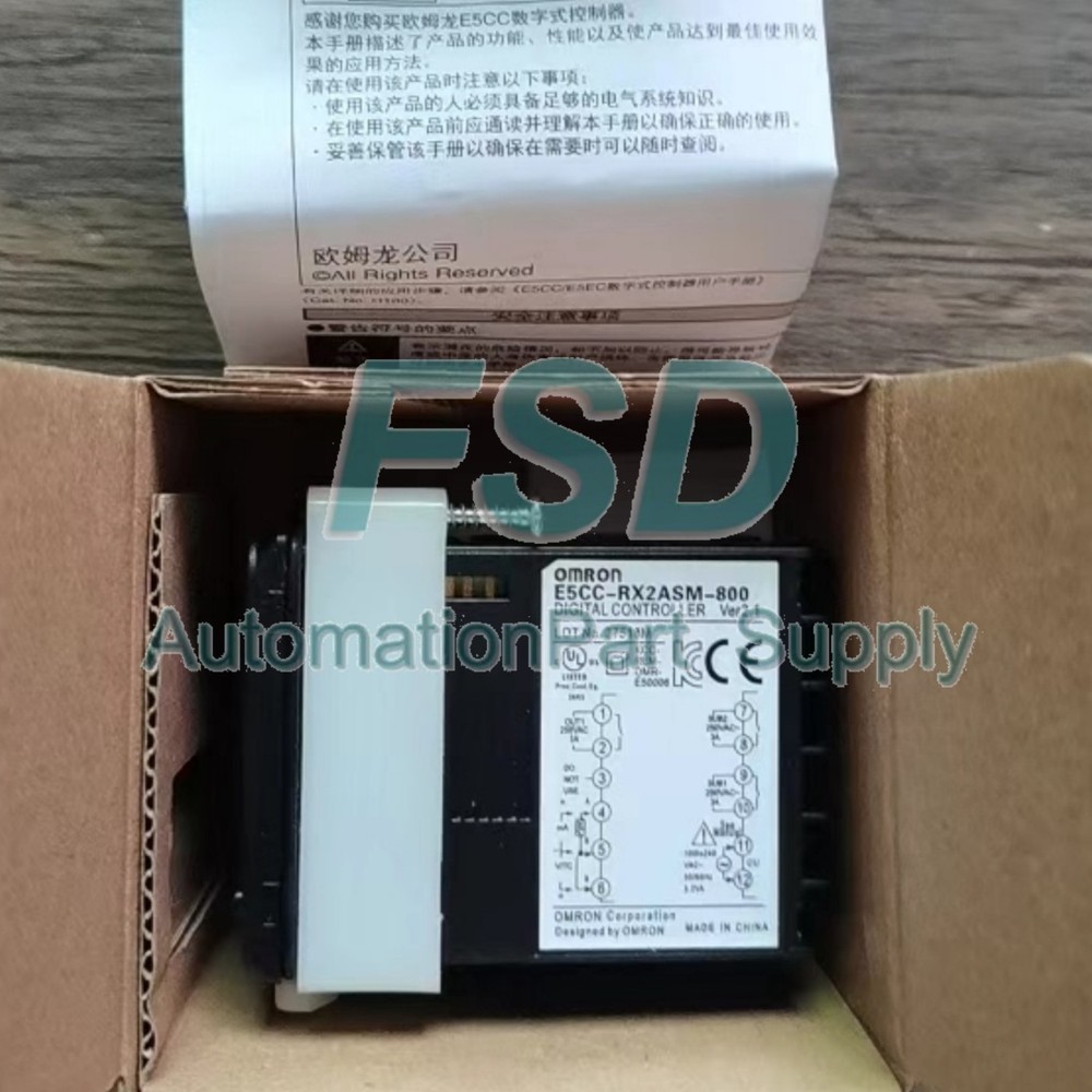 Omron E5CC-RX2ASM-800 100-240VAC Temperature Controller 1 PCS New Box