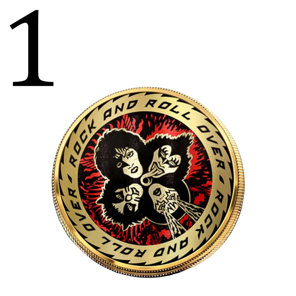 Kiss Rock Band Challenge Coin - Ace Frehley Commemorative Fan Gift!!