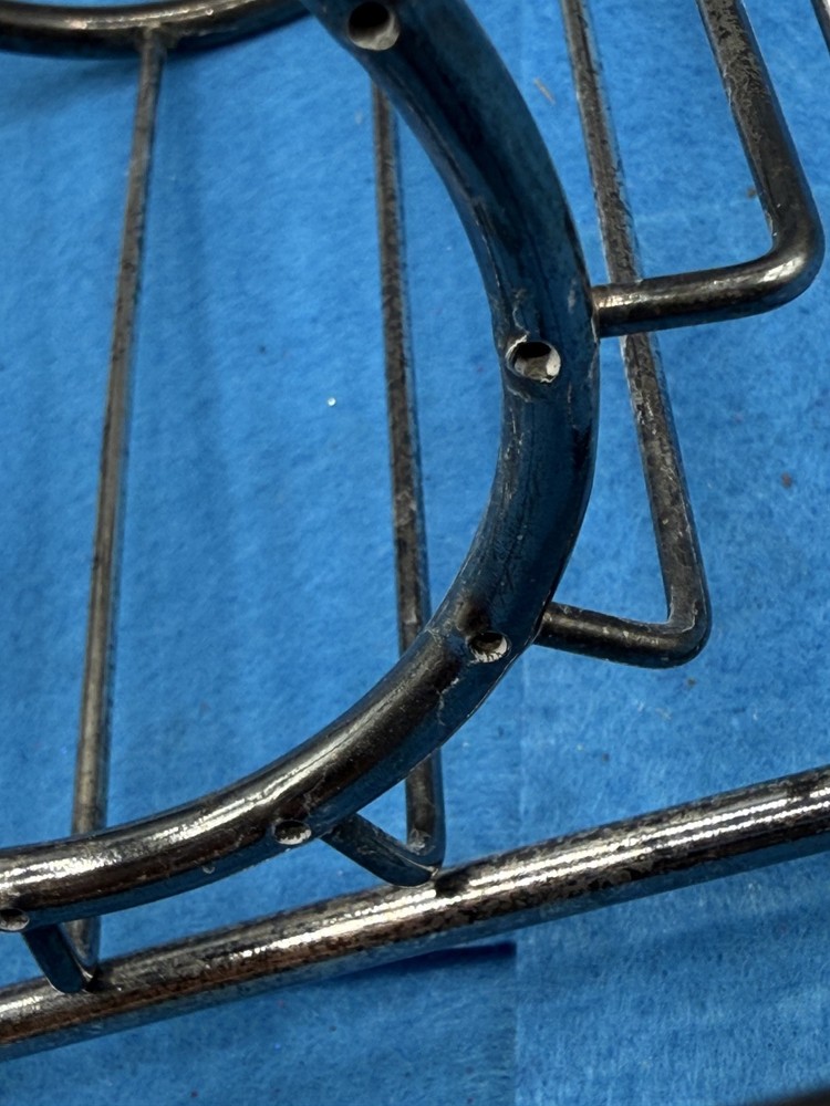 Silver Plate Wine Bottle Holder Pourer Sculpture Style Vtg Retro