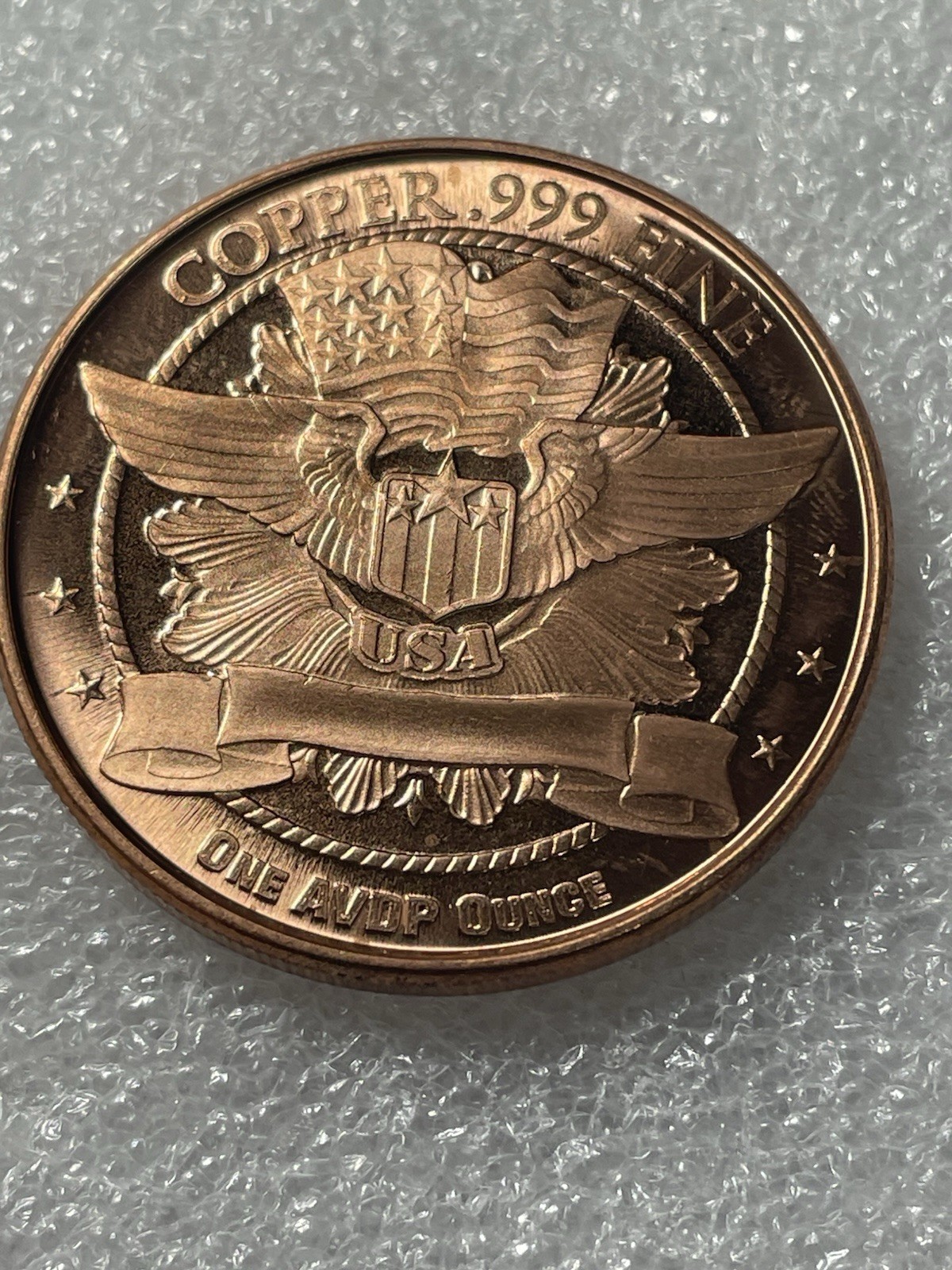 Abraham Lincoln 1 Troy Oz .999 Fine Copper Round