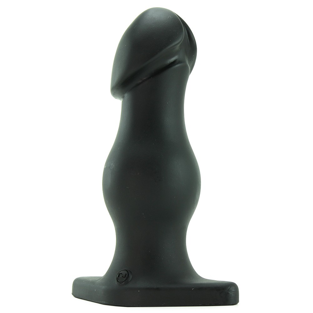 TitanMen The Rumpy Butt Plug Black - Realistic Penis Shaped Anal Probe