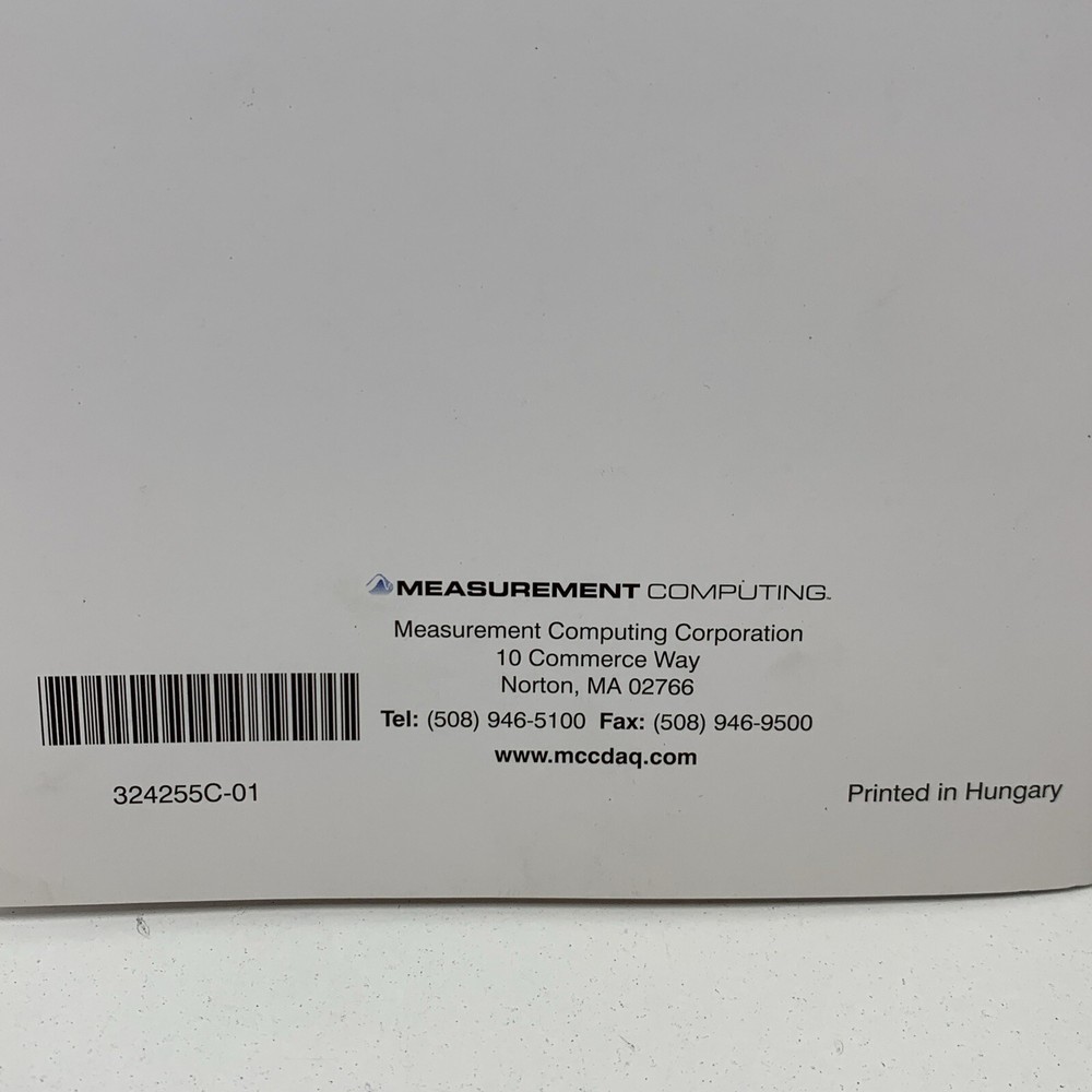 National Instruments 501356J-00 MCC DAQ Software CD-ROM CD Kit Version 5.72