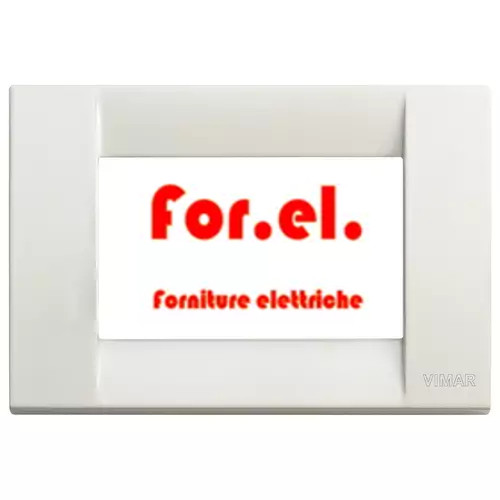 VIMAR 16733.10 - Classic Plate 3M Ivory Metal