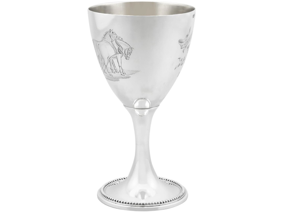 Antique Victorian Sterling Silver Goblet