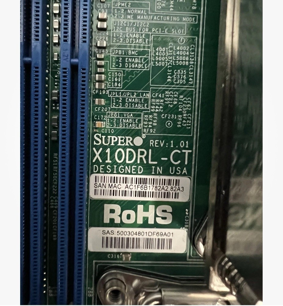 Supermicro X10DRL-CT Server Motherboard