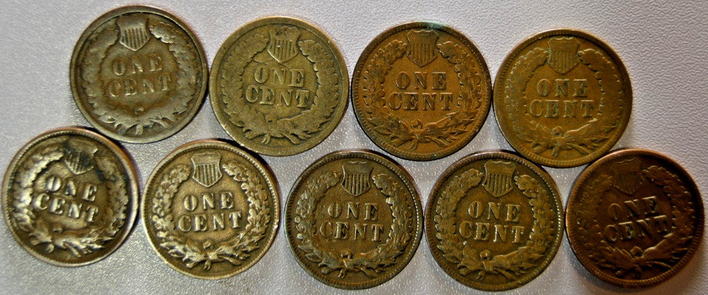 Indian Head Cents 1859-1909 (.01)