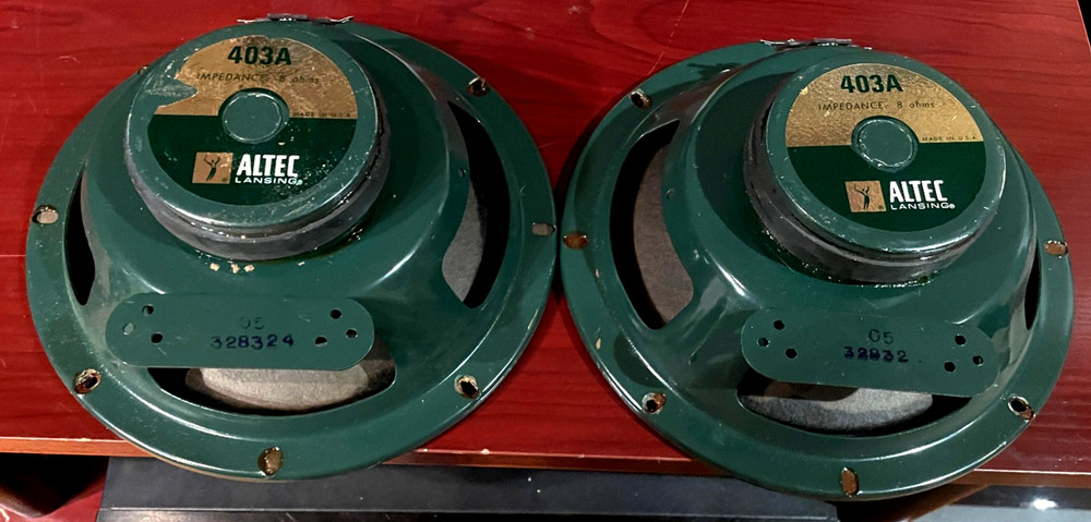 ALTEC LANSING 403A SPEAKERS 8 Ohm (2) #2