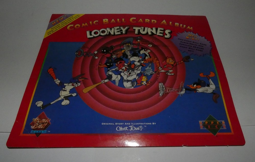UPPER DECK LOONEY TUNES COMIC BALL CARD ALBUM EMPTY