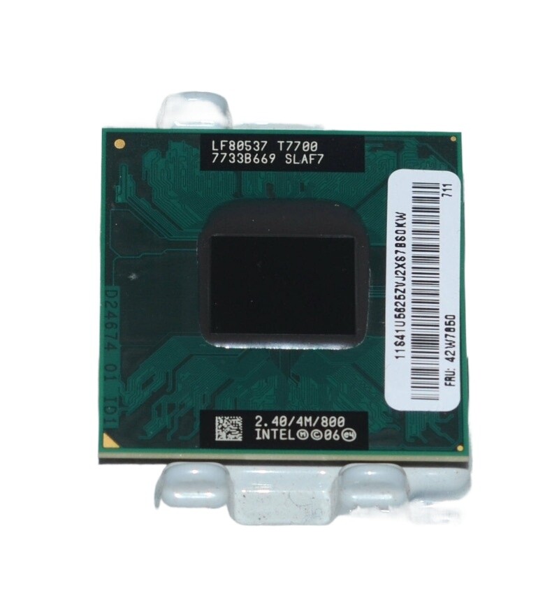 Intel Core 2 Duo T7700 2.4 GHz 800MHz Processor Socket P CPU SLAF7 SLA43